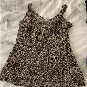 Leopard print tank